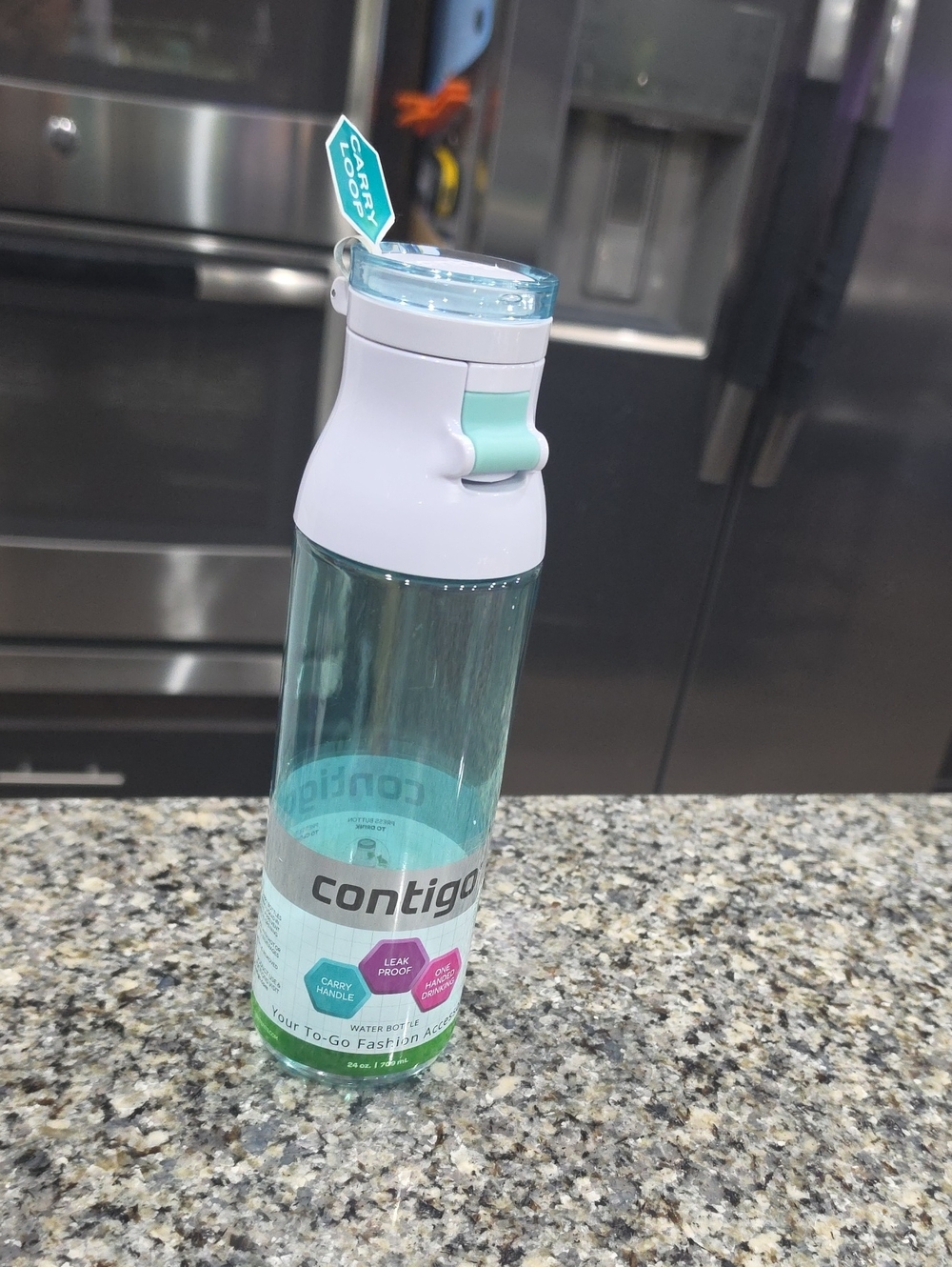 New Contigo Jackson Reusable Water Bottle, 24 oz., Grayed Jade